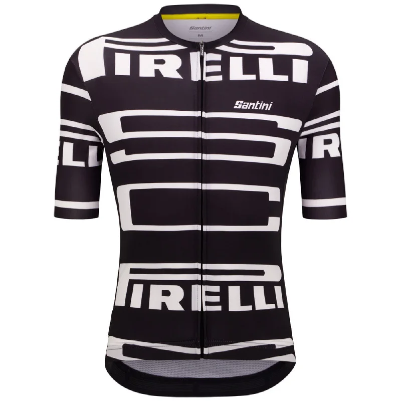 Rubber MTB soles-Maglia Santini x PIRELLI SC- Nero