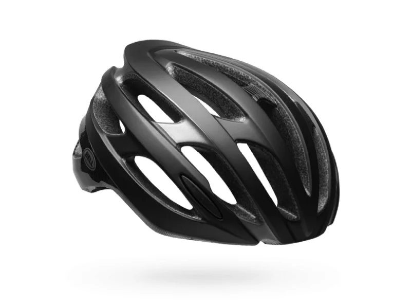 Wool cycling cap-Bell Falcon MIPS Road Helmet - Matt-Gloss Black