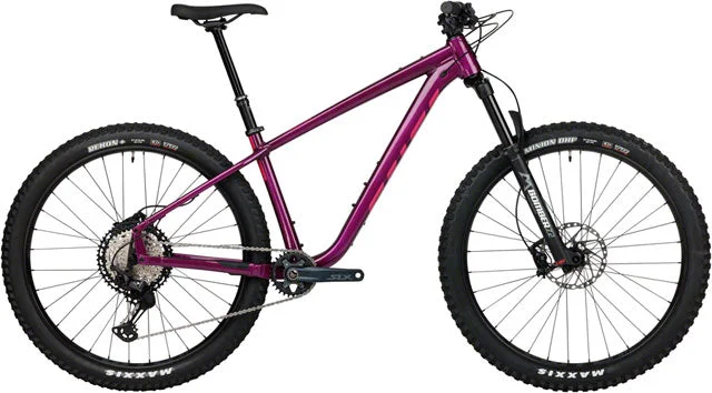 Neon bike scarf-Timberjack XT Z2 27.5+ Bike - Purple