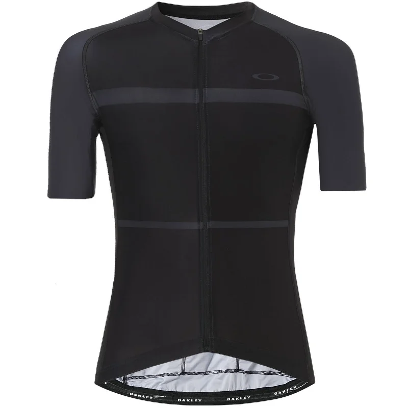 Rubber MTB jersey-Maglia Oakley Colorblock Road - Nero