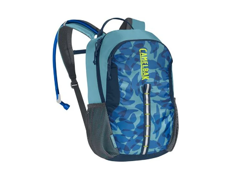 Bright bike shoes-Camelbak Scout Hydration Pack - Youth - Maui Blue Print - 2020