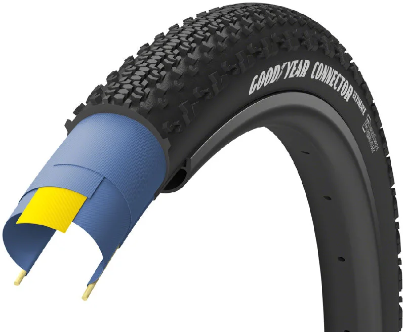 Storm-proof raincoat-Goodyear Connector Ultimate Tubeless Tire 700 x 40c Black