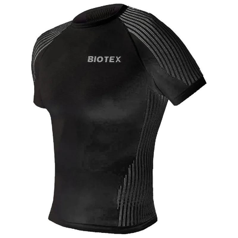 Compression arm sleeves-Maglia intima Biotex Bioflex Light Touch - Nero