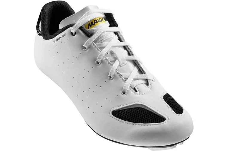 Heat-proof cycling gloves-Mavic Echappée Road Shoe - Womens - White-Black