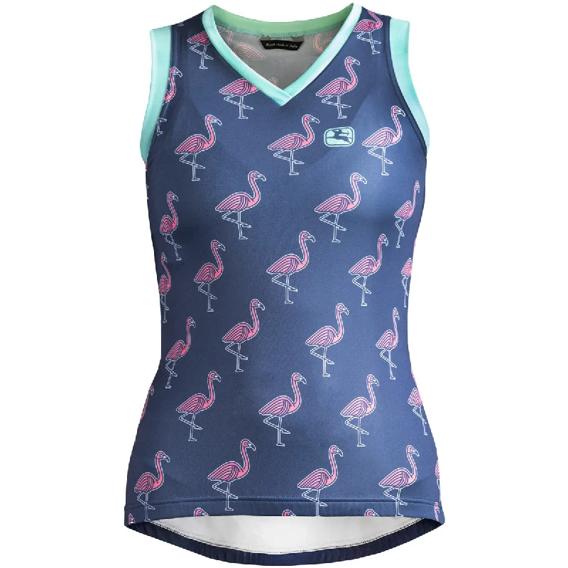 Cooling MTB base layer-Maglia senza maniche donna Giordana Arts - Flamingo