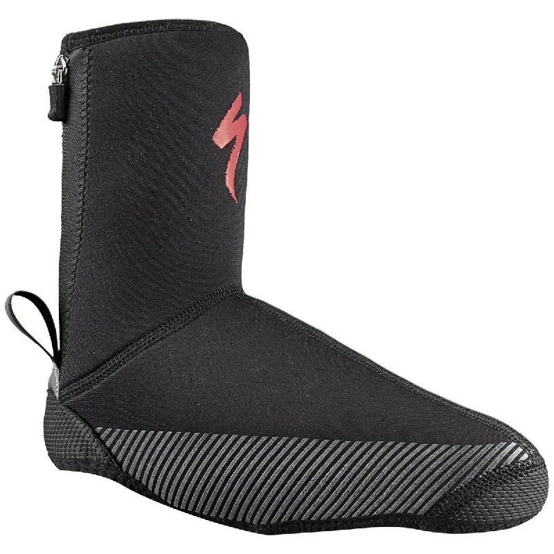 Flexible MTB shin guards-Copriscarpe Specialized Deflect - Nero rosso