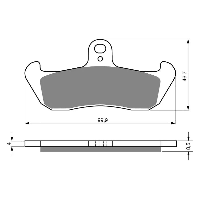 Neon bike scarf-GOLDfren Brake Pads - K5 Off-Road Racing (PBPR113)