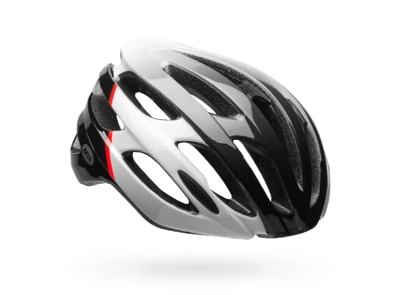 Stretchy base layer-Bell Falcon MIPS Road Helmet - Gloss White-Infrared-Black