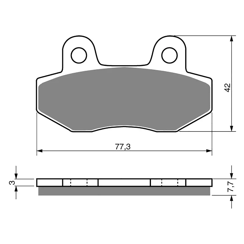 Foam knee sleeves-GOLDfren Brake Pads - S3 Sintered Sports (PBPH27)