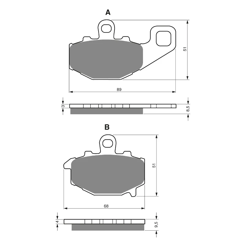 Sleeveless MTB tank-GOLDfren Brake Pads - S3 Sintered Sports (PBPH124)