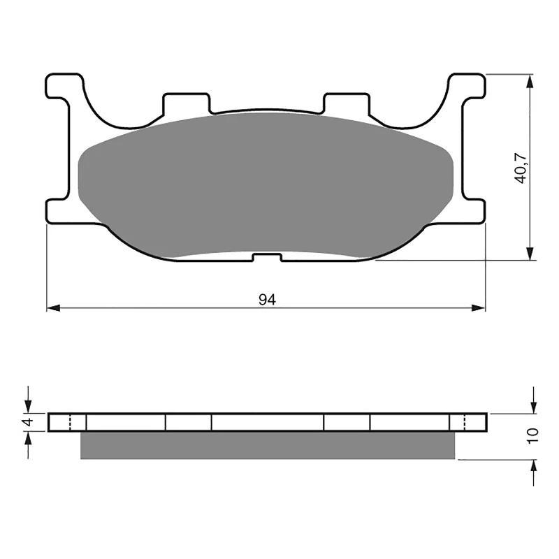 Wool-lined handlebar mitts-GOLDfren Brake Pads - S3 Sintered Sports (PBPH155)