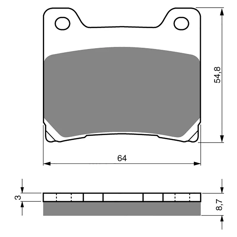 Fast-drying helmet liner-GOLDfren Brake Pads - S3 Sintered Sports (PBPH28)