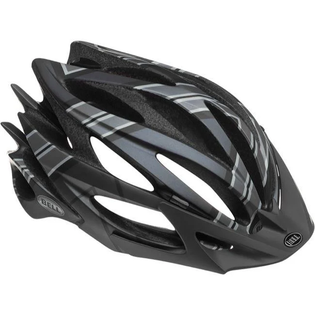 Weatherproof leg bands-Bell Sweep Road Helmet - Matt Titanium