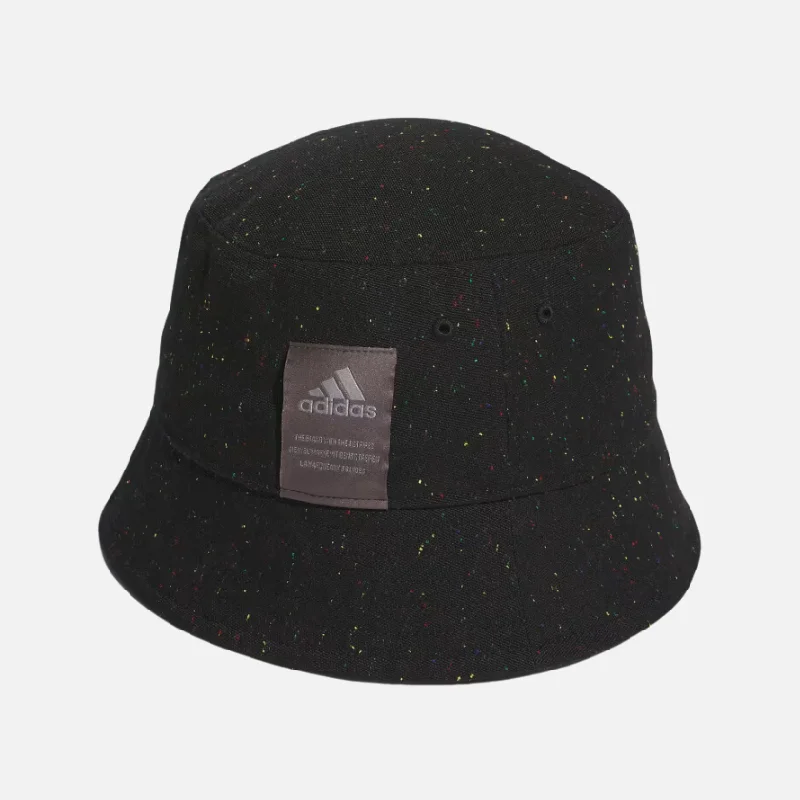 SPD-compatible bike shoes-Adidas Must Haves Training Seasonal Unisex Bucket Hat -Black