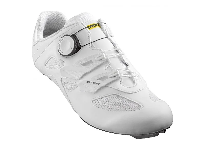 Mesh bike sweatband-Mavic Cosmic Elite Road Shoe - White