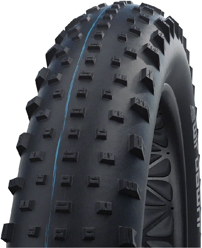 Foam helmet pads-Schwalbe Jumbo Jim Tire - 26 x 4 Tubeless Folding BLK Evolution Super Ground Addix SpeedGrip