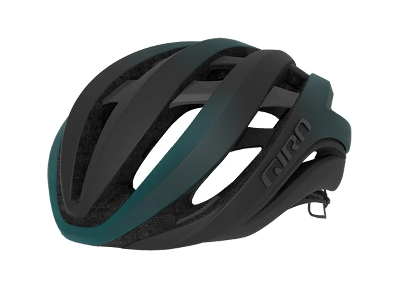 Weatherproof helmet liner-Giro Aether MIPS Road Helmet - Matt True Spruce-Black Fade - 2020