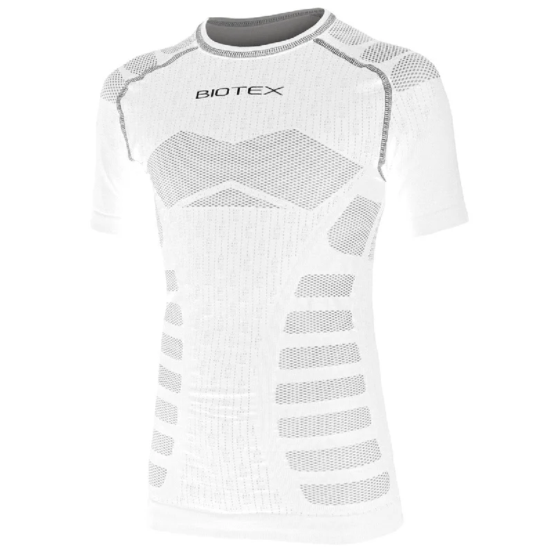 Weatherproof seat protector-Maglia intima bambino Biotex Seamless - Bianco