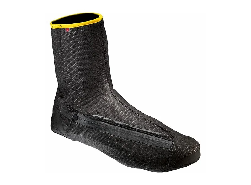 Weatherproof shoe straps-Mavic Ksyrium Pro Thermo+ Shoe Cover - Black