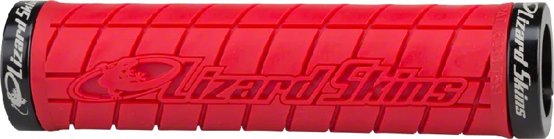 Storm-proof handlebar bag-Lizard Skins Logo Lock On Grips