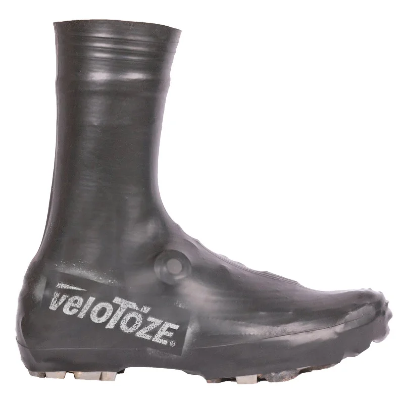 Stretchy shin pads-Copriscarpe VeloToze MTB - Nero