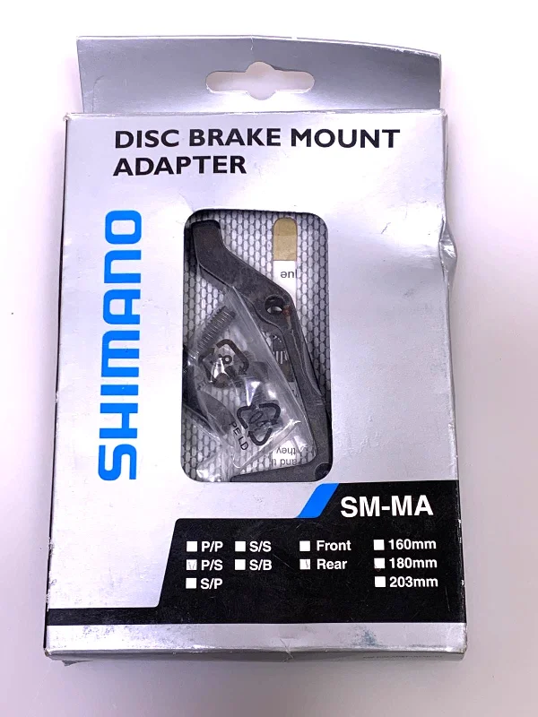 Weatherproof bike scarf-Shimano Disc Brake Mount Adaptor R P/S 180mm New