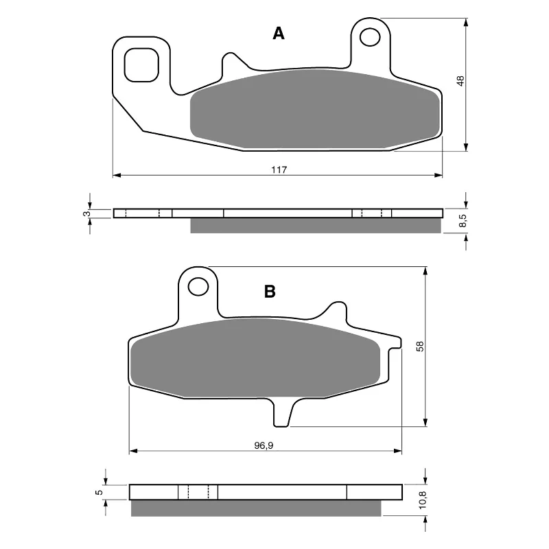 Storm-proof MTB jersey-GOLDfren Brake Pads - K5 Off-Road Racing