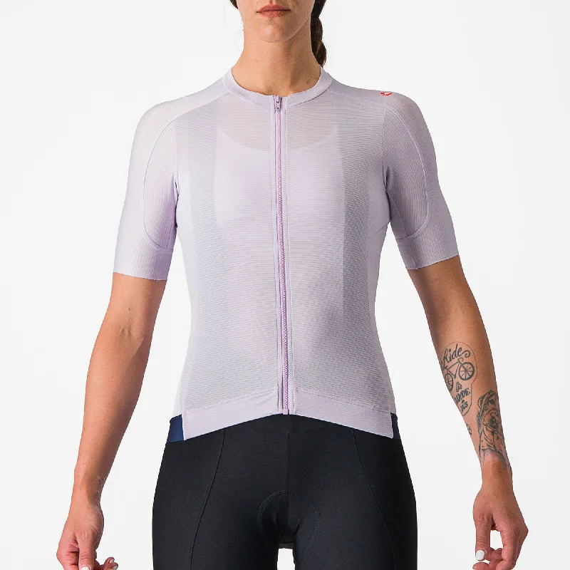 Foam helmet pads-Maglia donna Castelli Espresso - Lilla