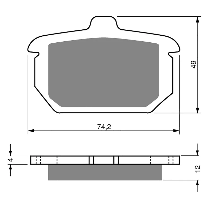 Fast-drying bike vest-GOLDfren Brake Pads - S3 Sintered Sports (PBPH73)