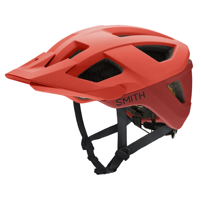 Cushioned bike cap-Smith Session MIPS MTB Helmet - Matt Poppy-Terra