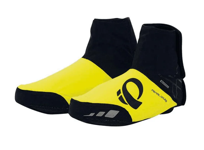 Weatherproof helmet liner-Pearl Izumi P.R.O. Softshell WXB MTB Shoe Cover - Screaming Yellow-Black