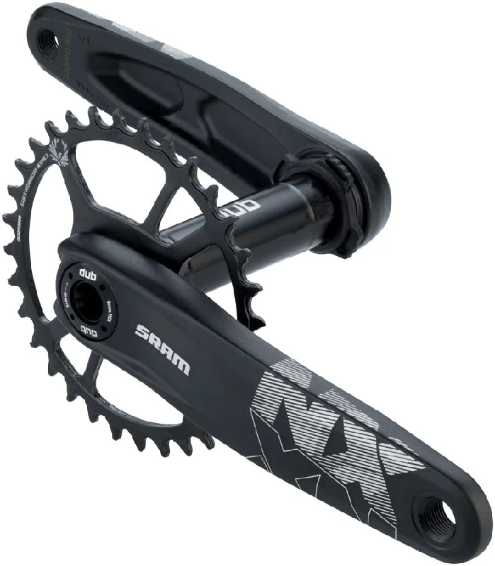 Cooling MTB arm guards-Sram Crank NX Eagle DUB 12s 175 w Direct Mount 32t X-SYNC 2 Steel Chainring Black (DUB Cups/Bearings Not Included)