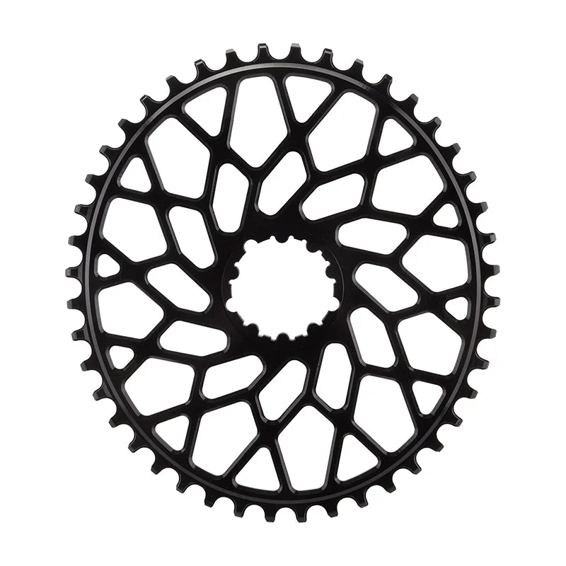 Fast-drying socks-Absolute Black Spiderless GXP/BB30 DM CX Oval Chainring 44T - Bk