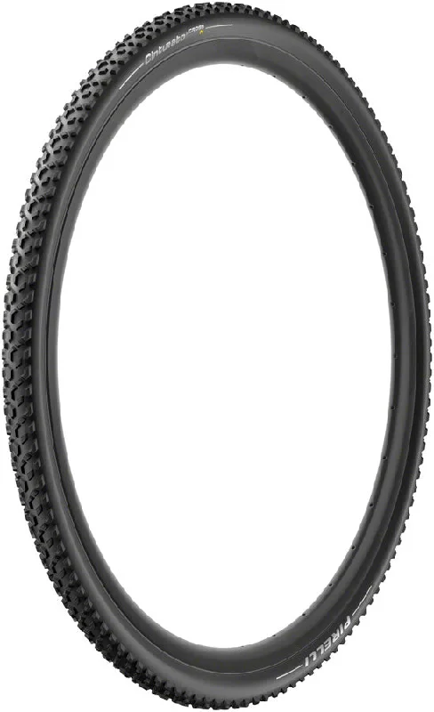 Weatherproof arm warmers-Pirelli Cinturato Cross M Gravel Tire 700x33C Folding Tubeless Ready SpeedGrip 127TPI Black