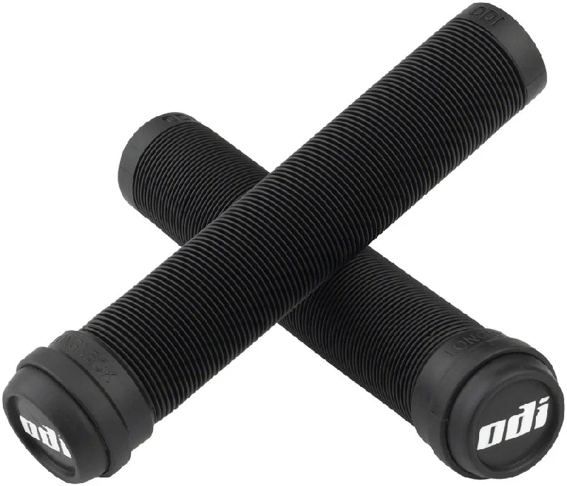 Foam shoulder guards-ODI Longneck SLX Grips Flangeless 160mm Blk