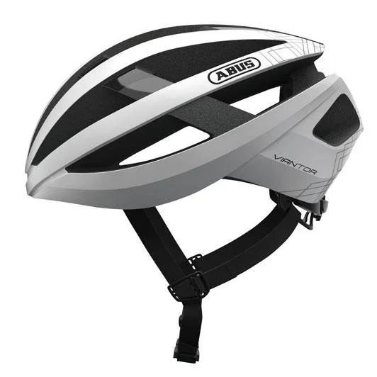 Downhill MTB full helmet-Abus Viantor Road Helmet - Polar White