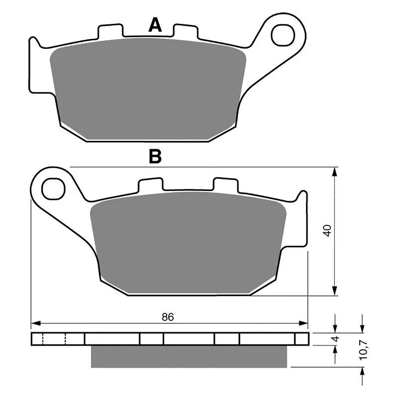 Rugged arm sleeves-GOLDfren Brake Pads - S3 Sintered Sports (PBPH61)