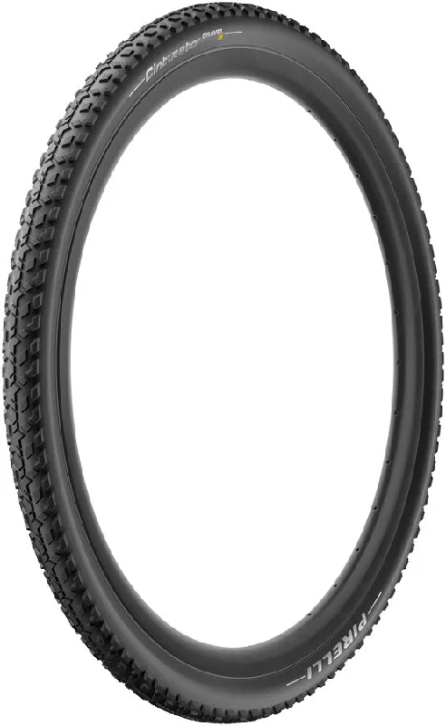 Neon chain guard-Pirelli Cinturato Gravel M Tire - 650b x 45 Tubeless Folding Black