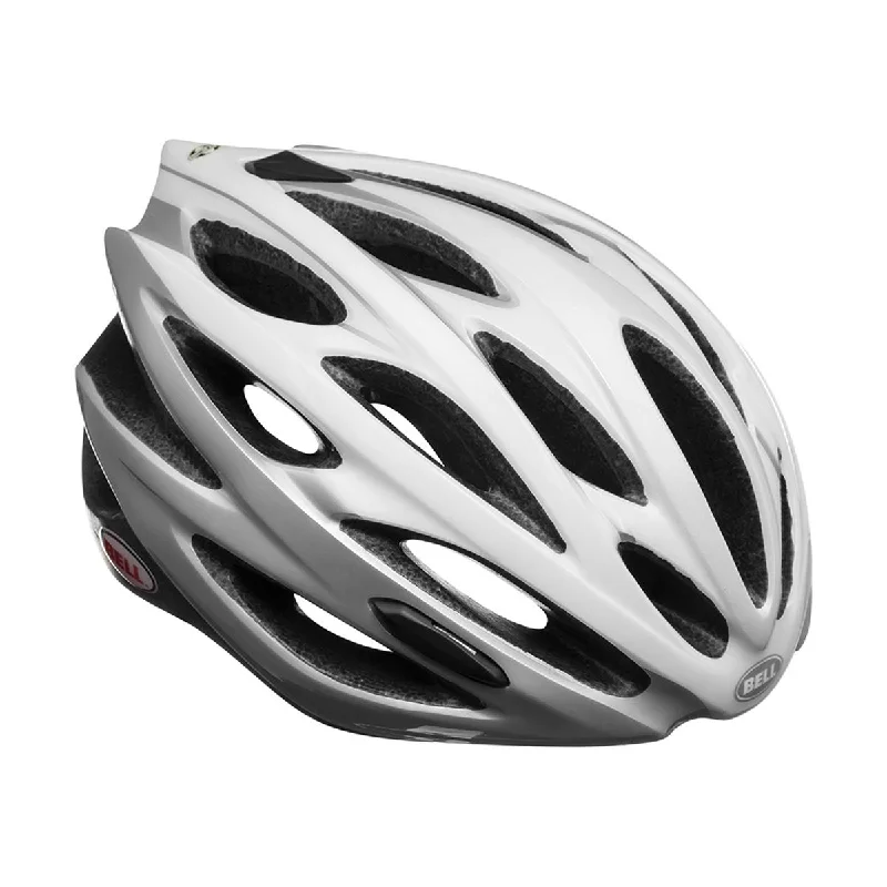 Weatherproof scarf-Bell Lumen Road Helmet - White-Silver