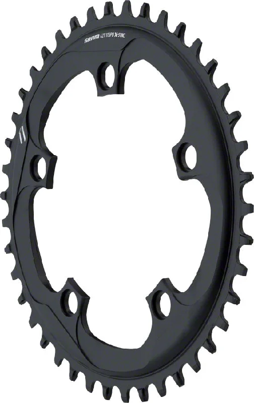 Thin bike cap-Sram Chain Ring X-SYNC 11 Speed 110 Alum Black BB30 or GXP