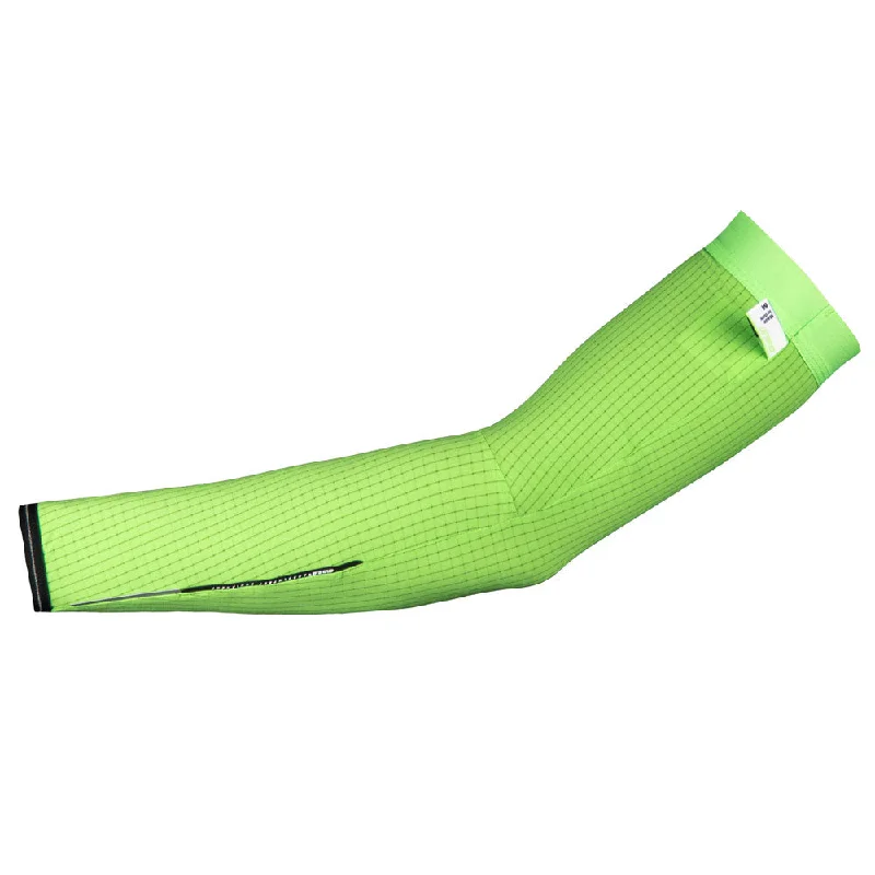 Neon knee braces-Manicotti Q36.5 UV Light - Verde