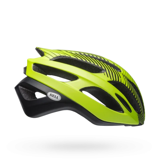 Foam MTB chest guards-Bell Falcon MIPS Road Helmet - Shade Matt Bright Green-Black - 2019