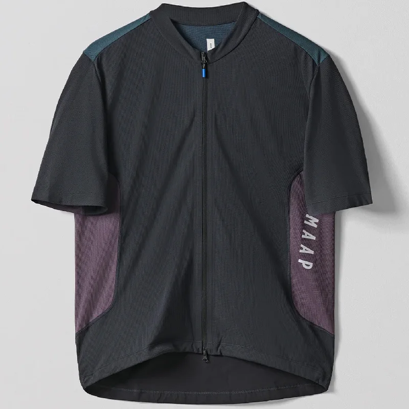 Cooling ankle socks-Maglia Maap Alt_Road Zip Tee - Nero