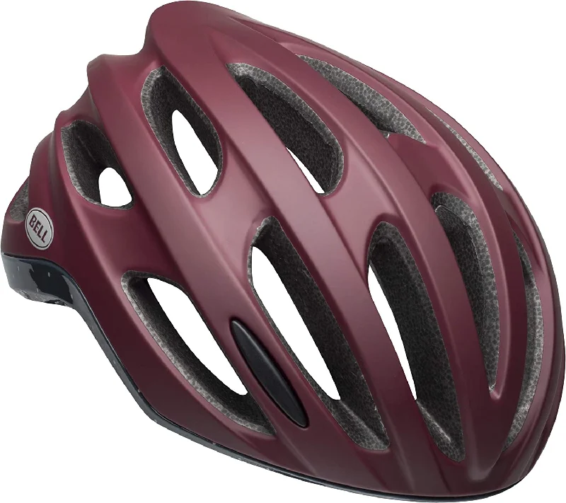 Cushioned MTB gloves-Bell Formula MIPS Road Helmet - Virago Matt-Gloss Maroon-Slate-Sand - 2019