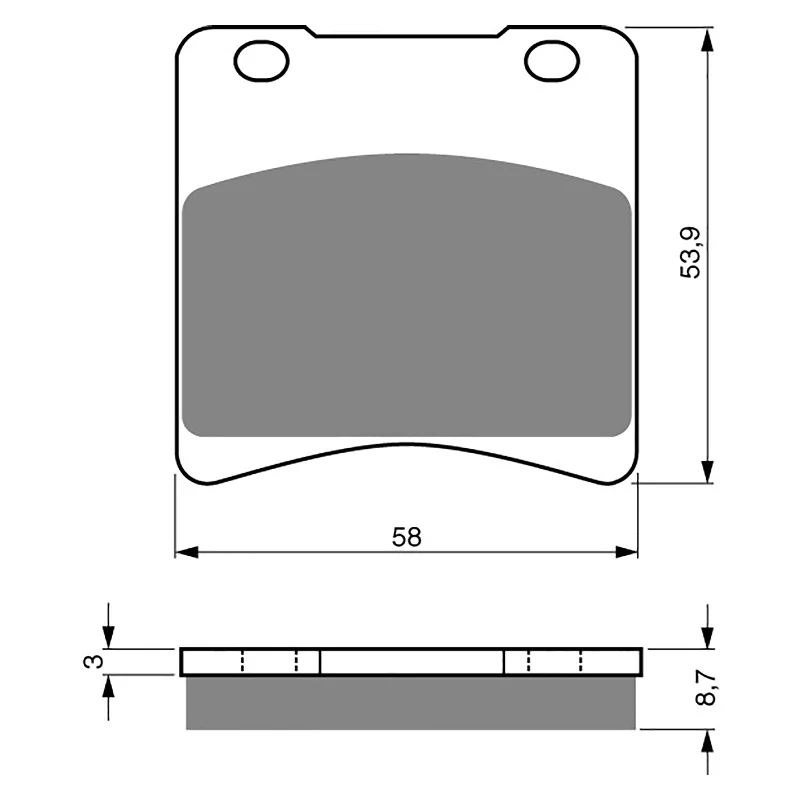 Storm-proof cycling cap-GOLDfren Brake Pads - S3 Sintered Sports (PBPH32)