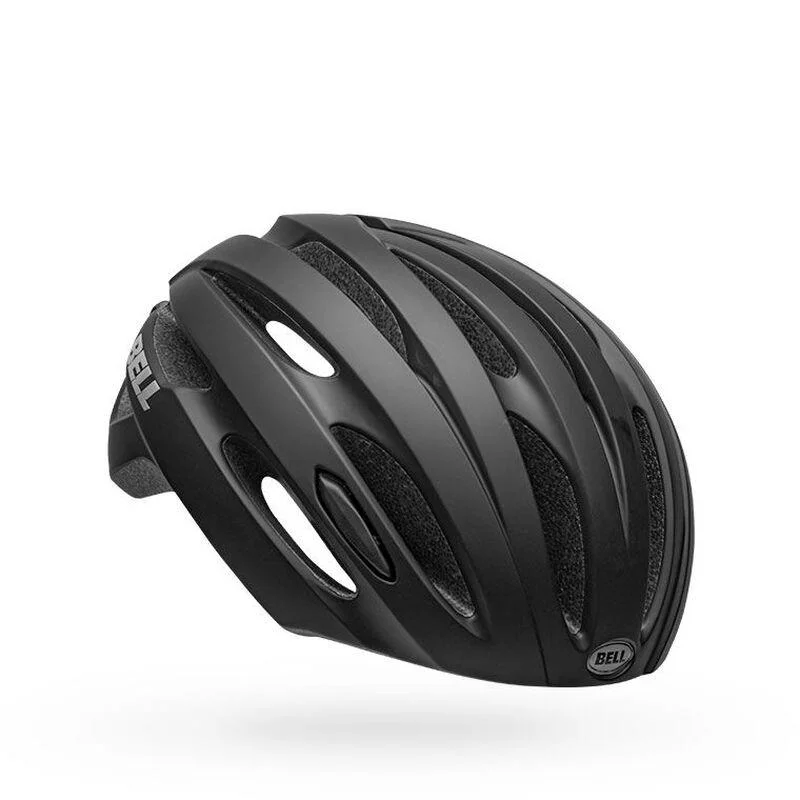 Airflow road bike helmet-Bell Avenue LED Road Helmet - Matt-Gloss Black - 2021