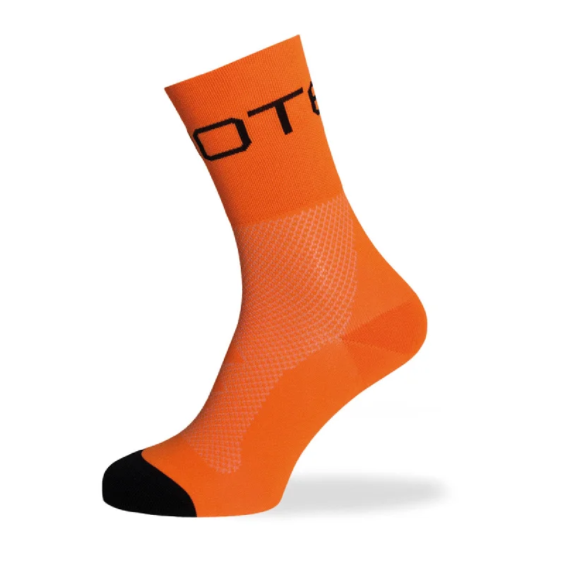 Wool cycling base layer-Calze Biotex F.Socks - Arancione