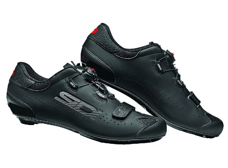 Stretchy wristbands-Sidi Sixty High Performance Road Shoe - Black-Black