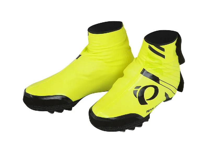 Thin shin guards-Pearl Izumi P.R.O. Barrier WXB Shoe Cover - Screaming Yellow