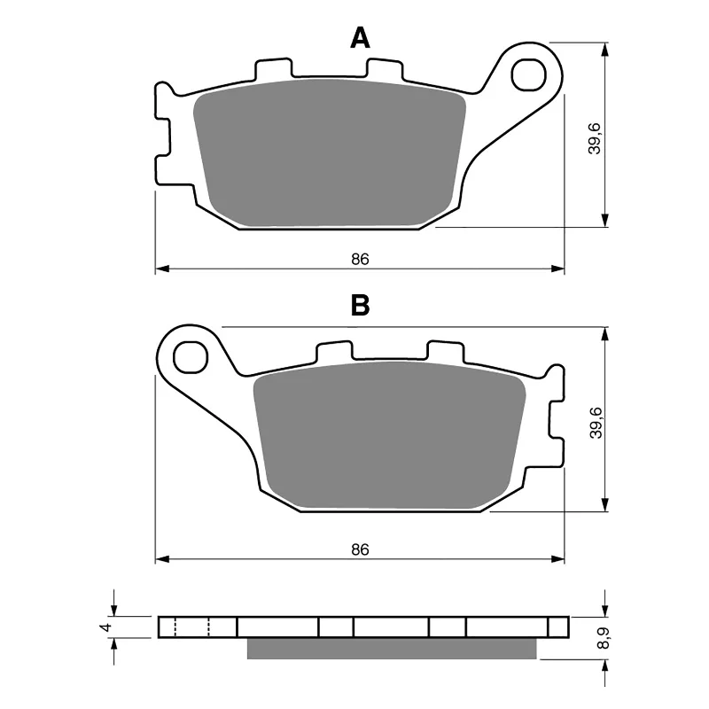 Wool bike headband-GOLDfren Brake Pads - S3 Sintered Sports (PBPH59)